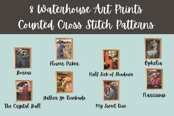 8 Waterhouse Cross Stitch Patterns Review
