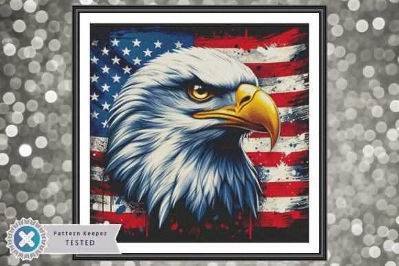 American Flag Eagle Cross Stitch Pattern Review