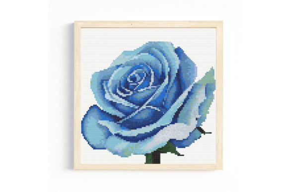 Blue Rose 1 Cross Stitch Pattern Review for Craft Fair Success