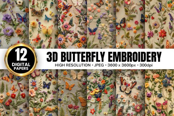 Butterfly Floral Embroidery Patterns Review