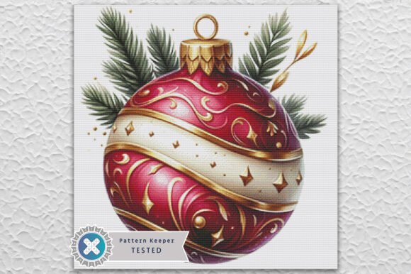 Christmas Modern Cross Stitch Pattern Review for Craft Fairs