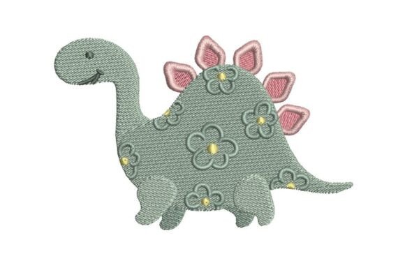 Floral Dinosaur Embroidery Design Review