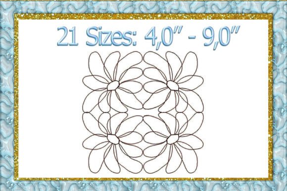 Flower Quilt Block Machine Embroidery Design Review