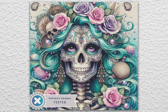 Halloween Mermaid Cross Stitch Pattern Review for Craft Fair Success