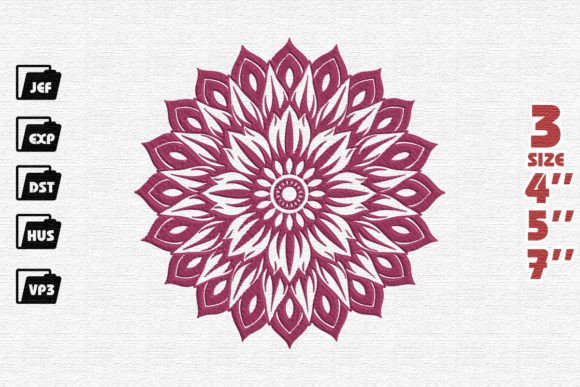 Mandala Embroidery Design Review for Etsy and Small Shop Products