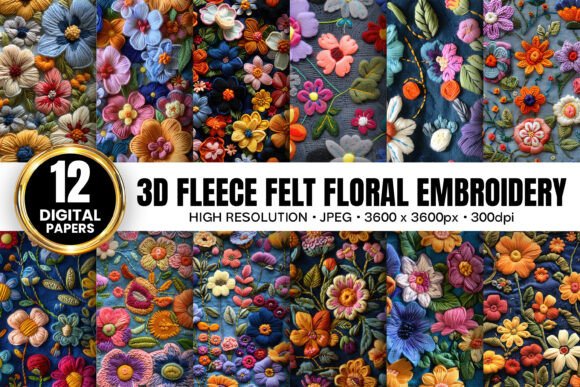 Reviewing Fleece Felted Floral Embroidery Patterns for Gifts