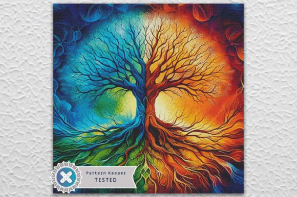 Tree of Life Modern Cross Stitch Pattern Review