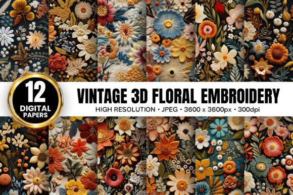 Vintage Boho Floral Embroidery Patterns Review